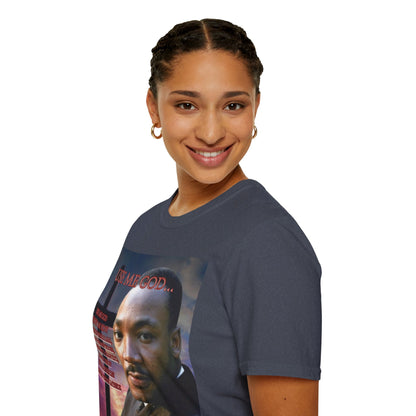 Use Me God, MLK Jr Dark colors Unisex T-Shirt by theGreenDragonTavern.shop