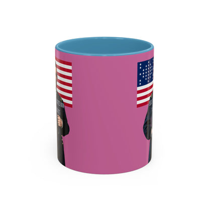 "Traitors and Patriots" Ulysses Grant Pink Accent Mug by theGreenDragonTavern.shop