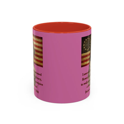 Deborah Sampson, America's Mulan Pink Accent Mug by theGreenDragonTavern.shop
