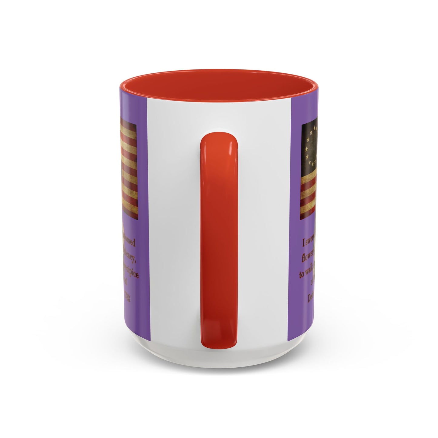 Deborah Sampson, America's Mulan Light Purple Accent Mug by theGreenDragonTavern.shop