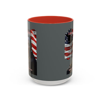 "I Have a Dream" MLKJr Grey Accent Mug by theGreenDragonTavern.shop