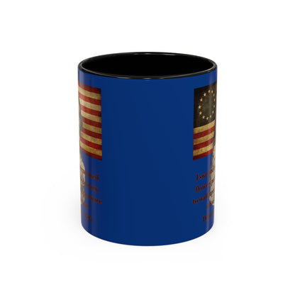 Deborah Sampson, America's Mulan Dark Blue Accent Mug by theGreenDragonTavern.shop