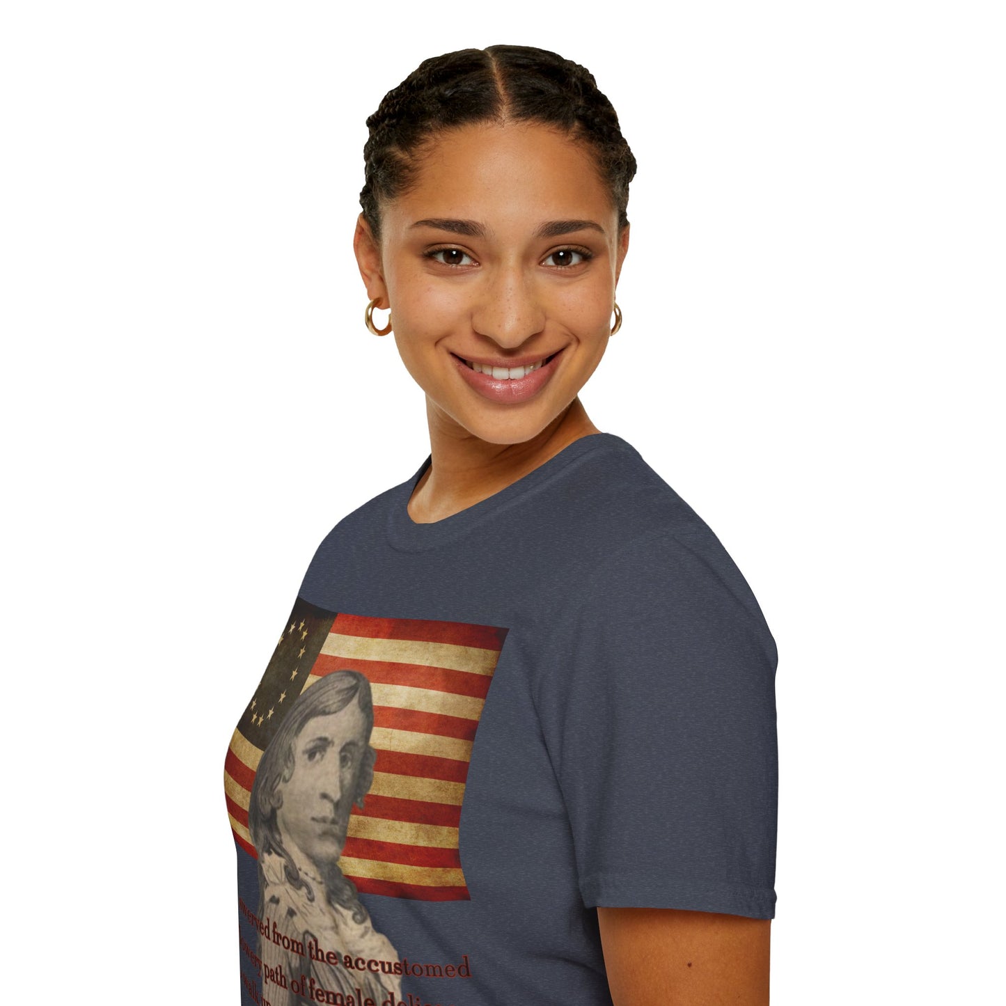 Deborah Sampson, America's Mulan Dark colors Unisex T-Shirt by theGreenDragonTavern.shop