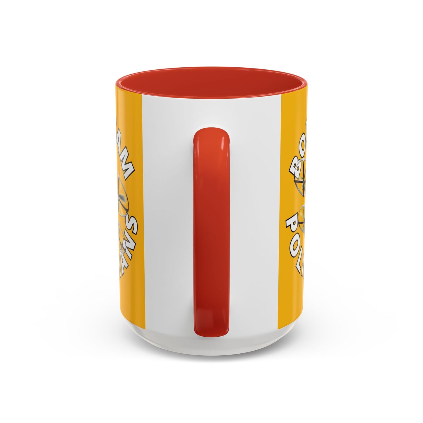 Bodycam the Politicians Drone Yellow Accent Mug by theGreenDragonTavern.shop