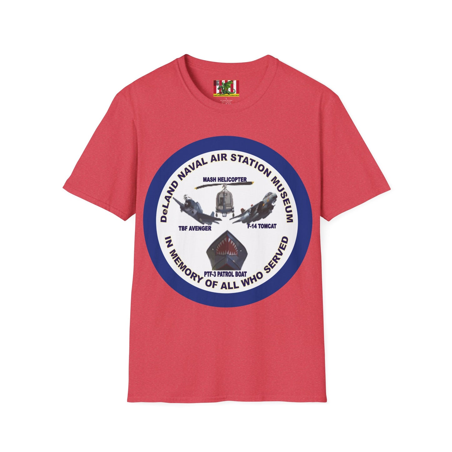 DNASM Student Art Navy Frame Lighter colors Unisex T-Shirt by theGreenDragonTavern.shop