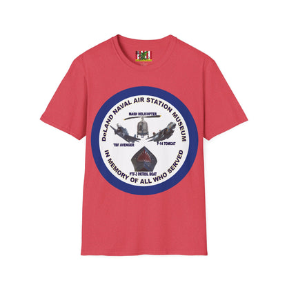 DNASM Student Art Navy Frame Lighter colors Unisex T-Shirt by theGreenDragonTavern.shop