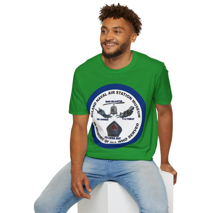 DNASM Student Art Navy Frame Darker colors Unisex T-Shirt by theGreenDragonTavern.shop