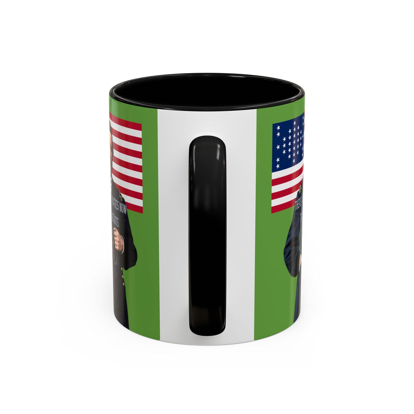 "Traitors and Patriots" Ulysses Grant Green Accent Mug by theGreenDragonTavern.shop