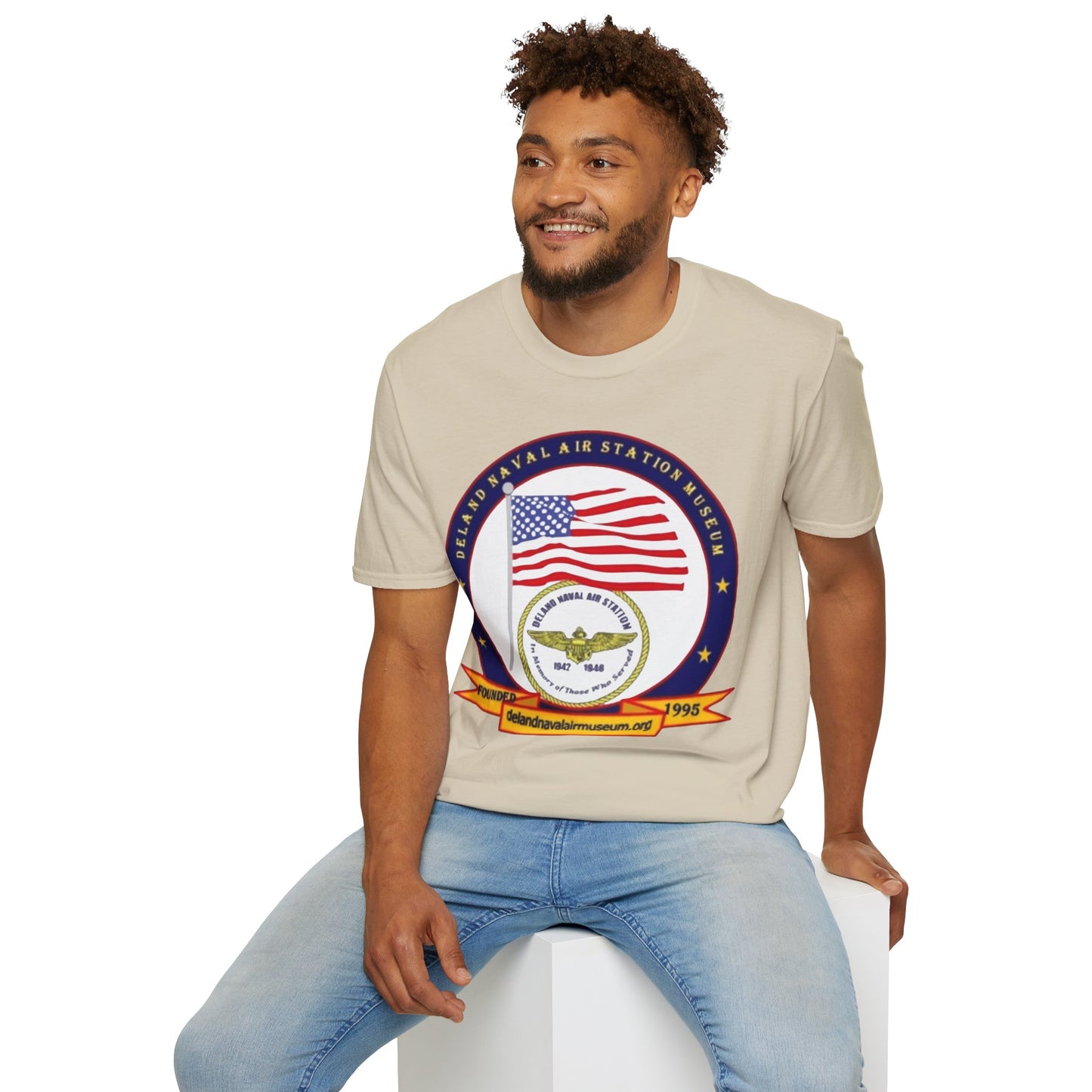 DeLand Naval Air Station Museum Lighter Colors Unisex T-Shirt by theGreenDragonTavern.shop