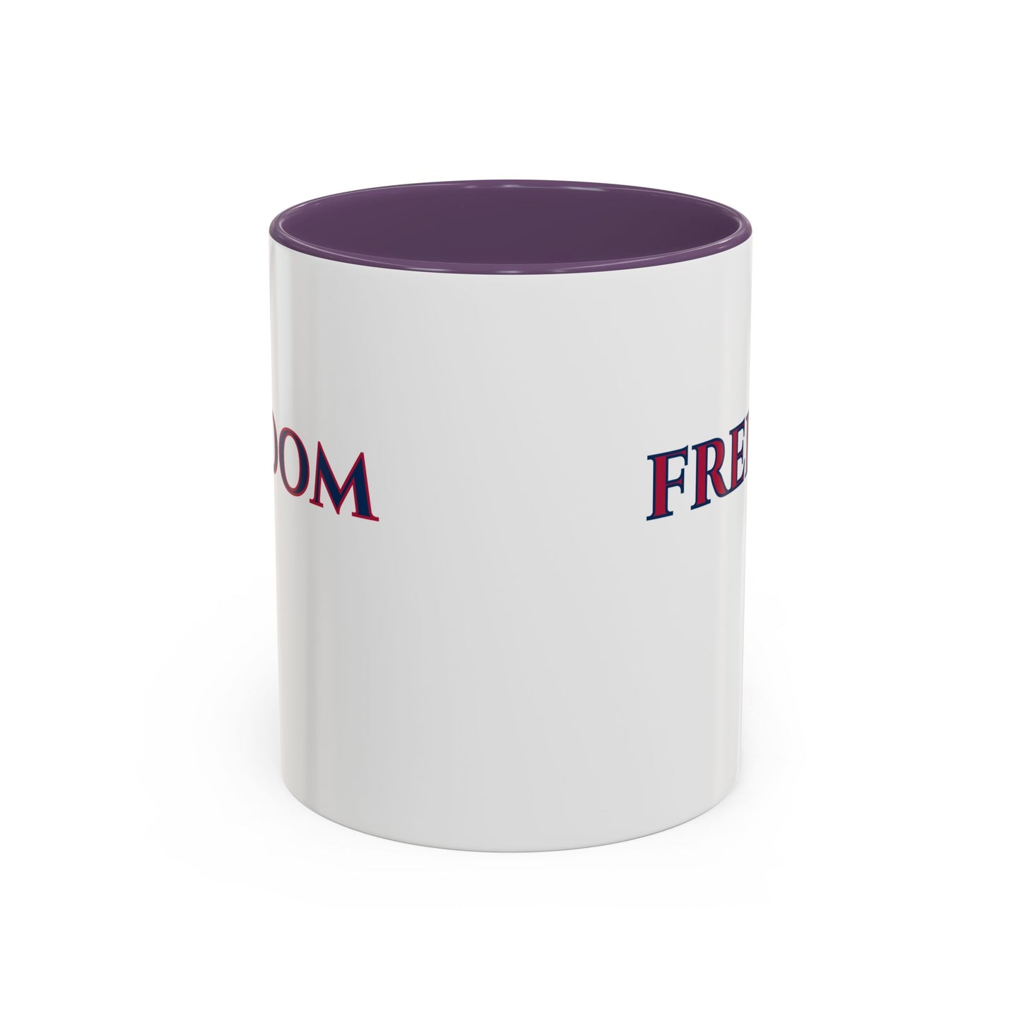 Freedom, White Accent Mug by theGreenDragonTavern.shop