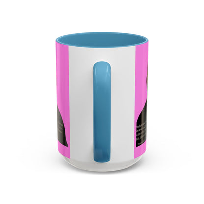 We hold these truths to be self-evident Pink Accent Mug by theGreenDragonTavern.shop