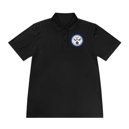 DNASM Student Art Navy Frame Sport Polo Shirt by theGreenDragonTavern.shop