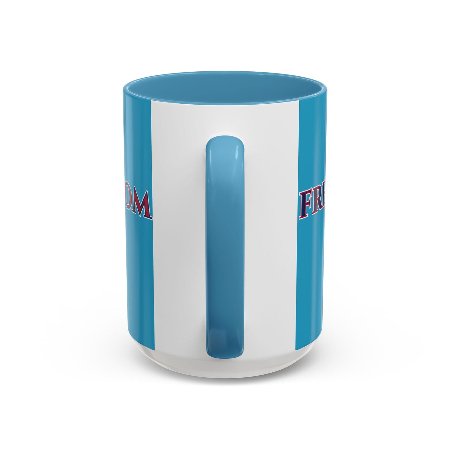 Freedom, Turquoise Accent Mug by theGreenDragonTavern.shop