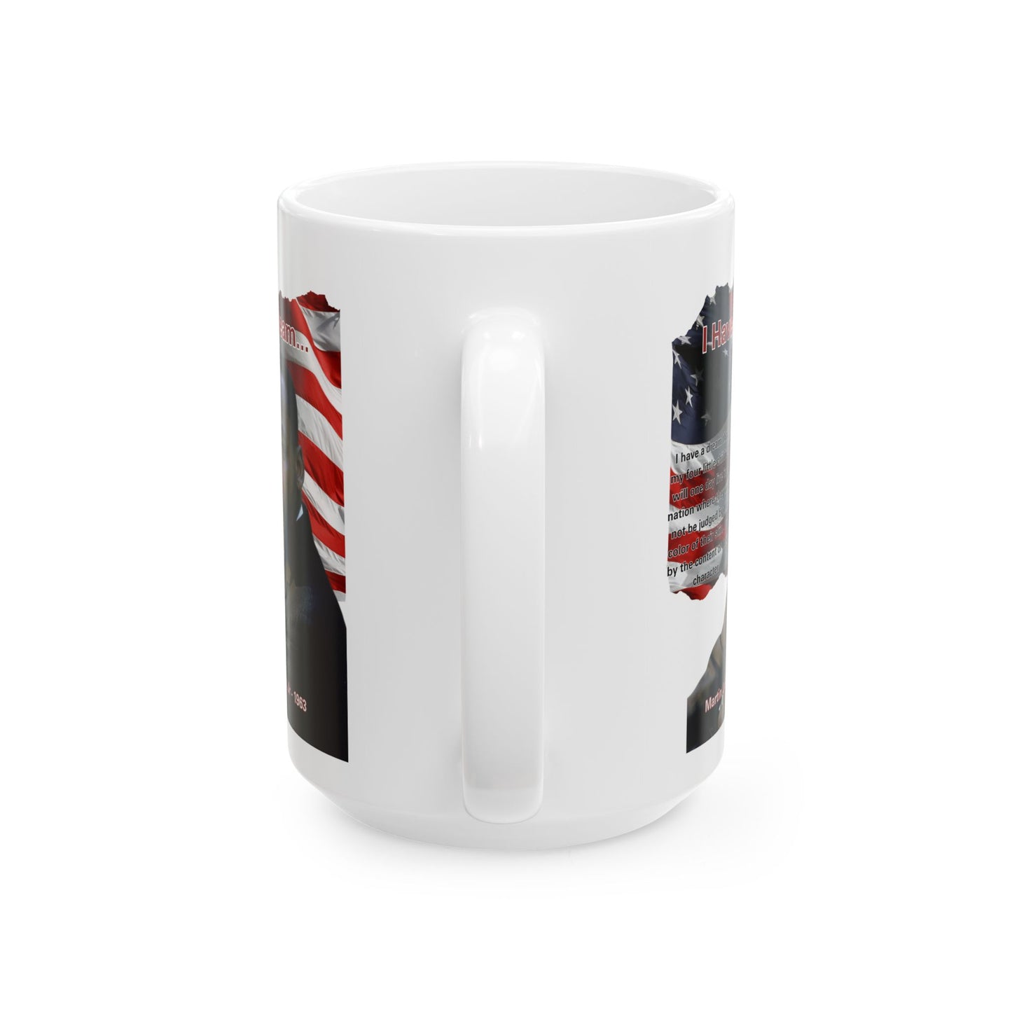 "I Have a Dream" MLKJr White Mug by theGreenDragonTavern.shop