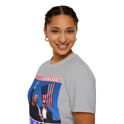 FIGHT! FIGHT!! FIGHT!!! Light colors Unisex T-Shirt by theGreenDragonTavern.shop