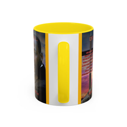 Use Me God, MLK Jr Yellow Accent Mug by theGreenDragonTavern.shop