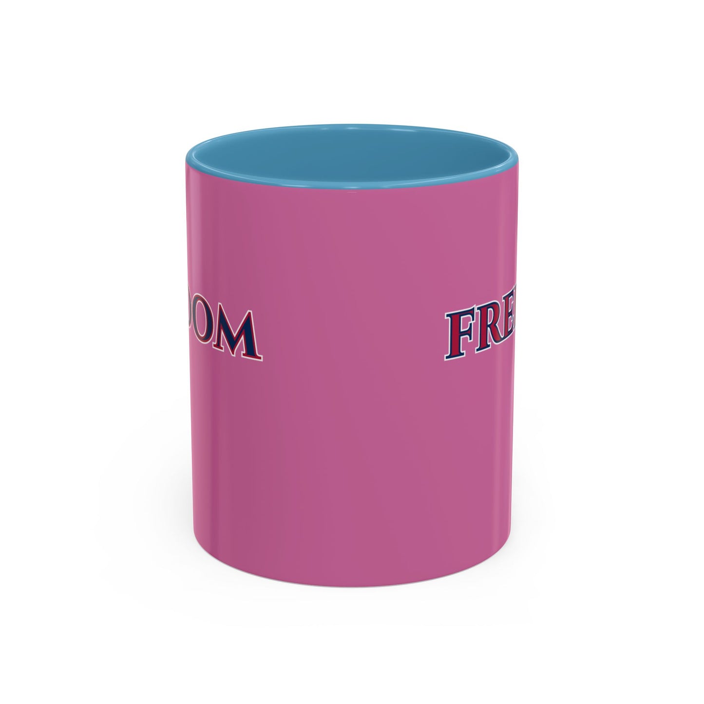 Freedom, Pink Accent Mug by theGreenDragonTavern.shop