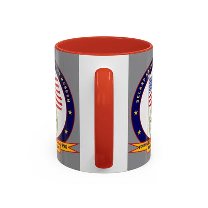 DeLand Naval Air Station Museum Grey Accent Mug by theGreenDragonTavern.shop