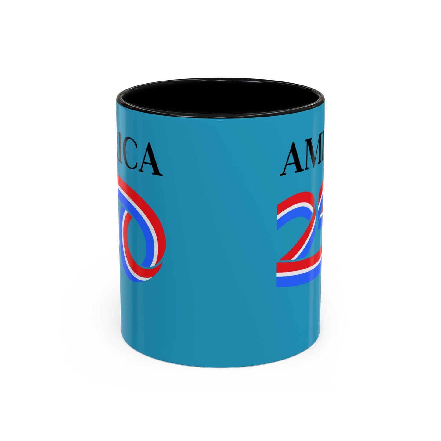 America 250 Turquoise Accent Mug by theGreenDragonTavern.shop