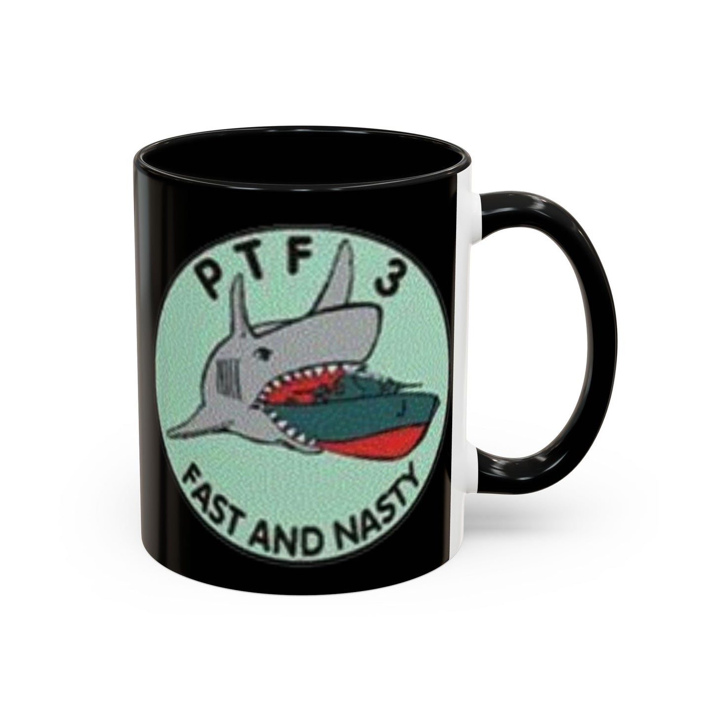 DNASM PTF-3 Black Accent Mug by theGreenDragonTavern.shop