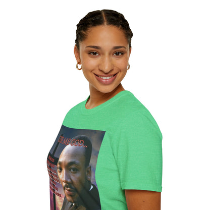 Use Me God, MLK Jr Dark colors Unisex T-Shirt by theGreenDragonTavern.shop