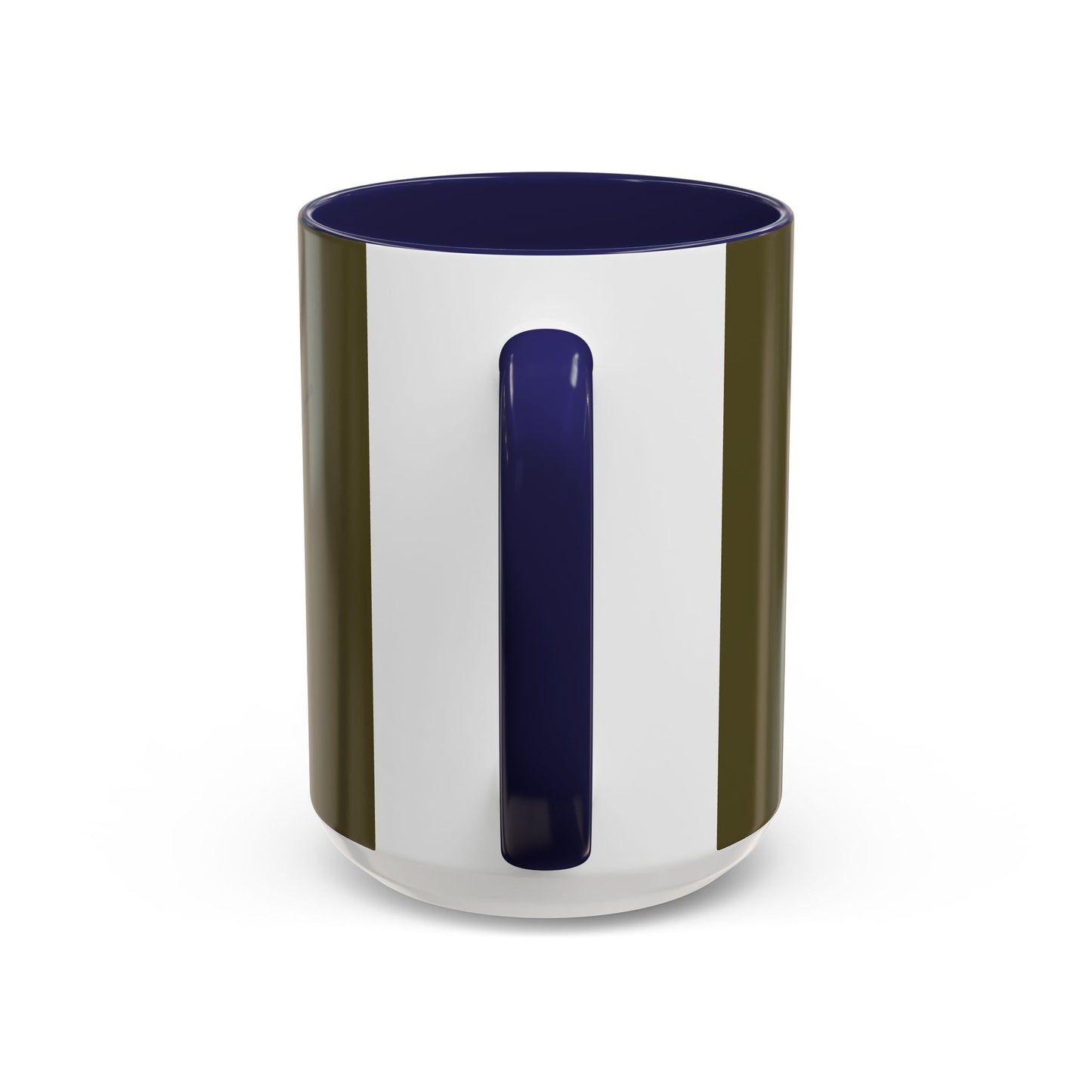 Hula Girl Packin' Heat Dark Green Accent Mug by theGreenDragonTavern.shop