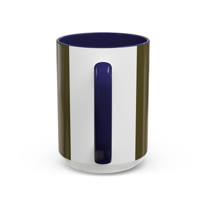 Hula Girl Packin' Heat Dark Green Accent Mug by theGreenDragonTavern.shop