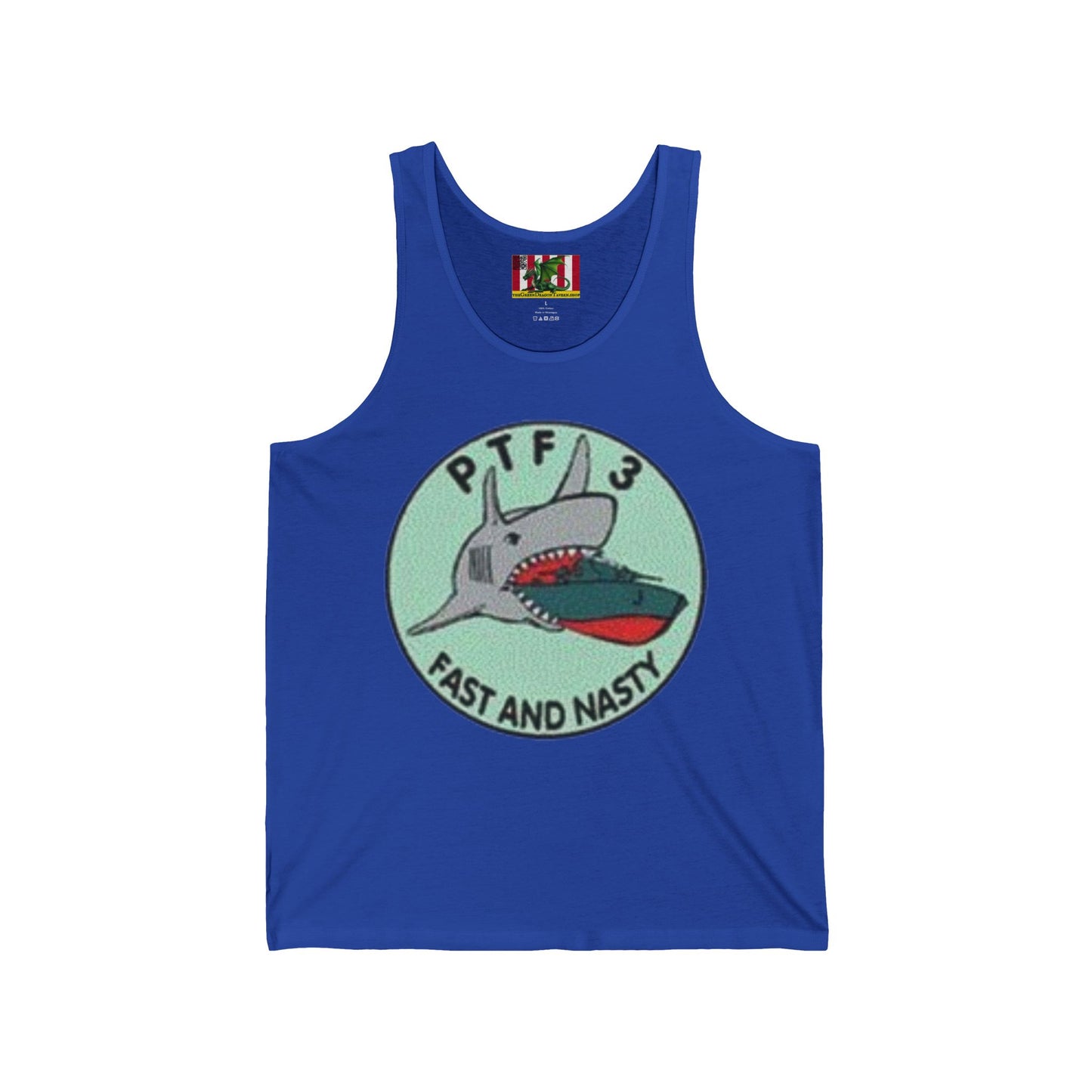 DNASM PTF-3 Unisex Jersey Tank Top by theGreenDragonTavern.shop