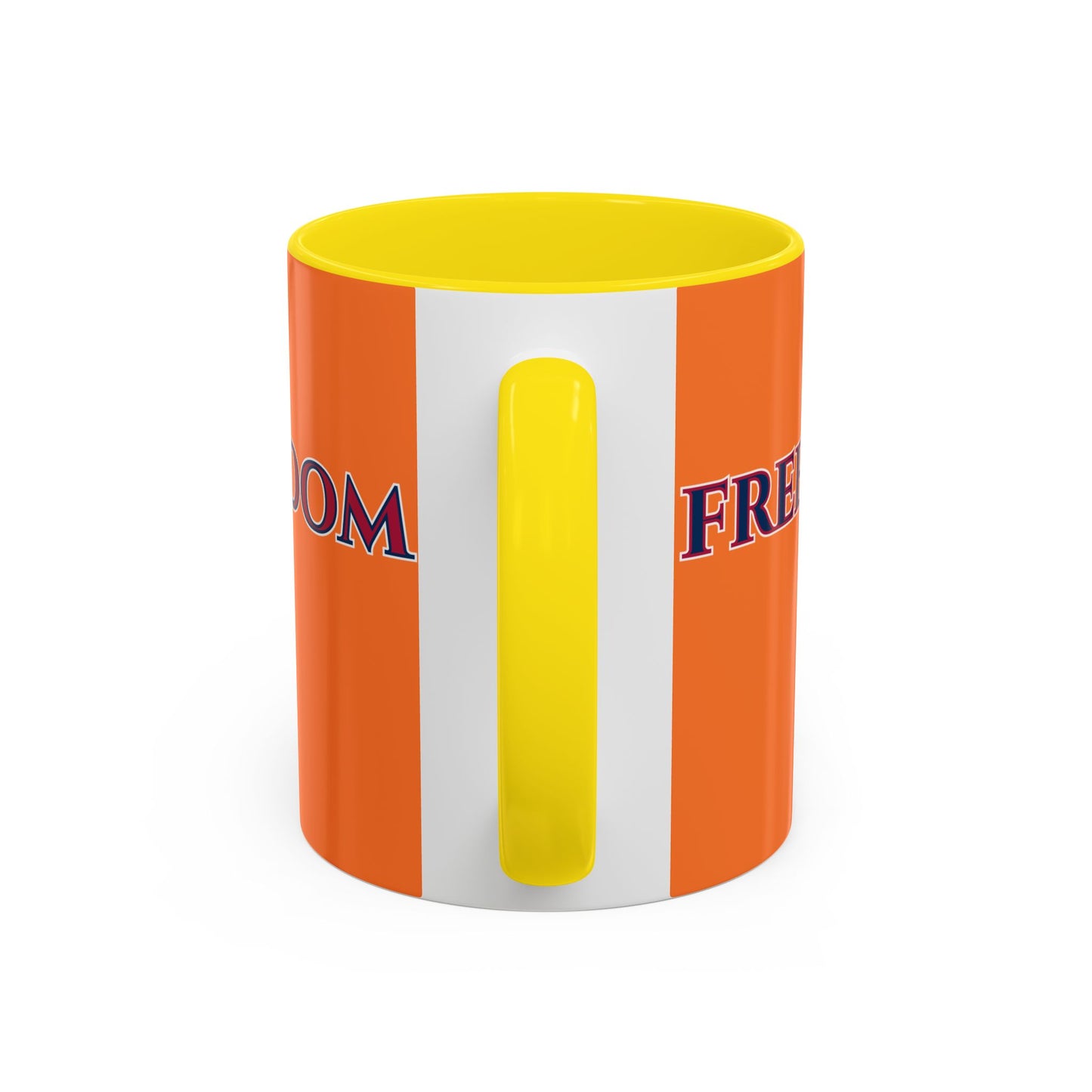 Freedom, Orange Accent Mug by theGreenDragonTavern.shop