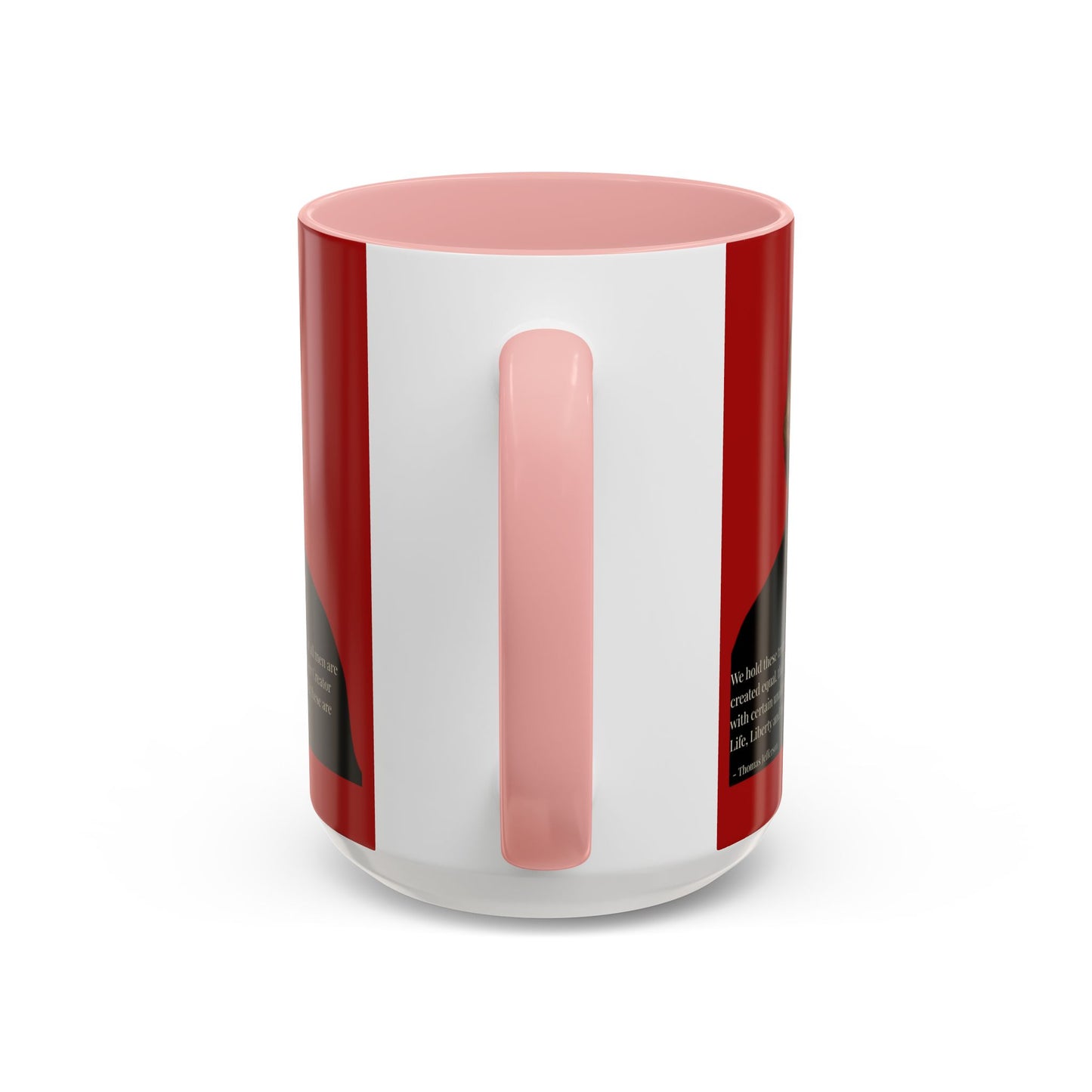 We hold these truths to be self-evident Red Accent Mug by theGreenDragonTavern.shop