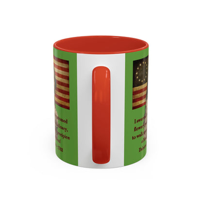 Deborah Sampson, America's Mulan Green Accent Mug by theGreenDragonTavern.shop