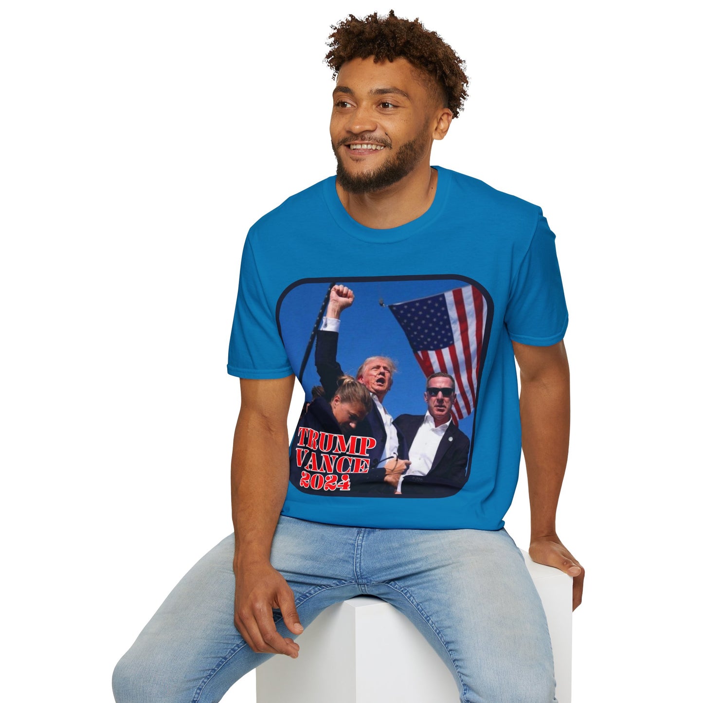 Trump and Vance 2024 Dark colors Unisex T-Shirt by theGreenDragonTavern.shop