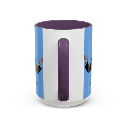 Trump...will be Trump Light Blue Accent Mug by theGreenDragonTavern.shop