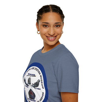 DNASM Student Art Navy Frame Darker colors Unisex T-Shirt by theGreenDragonTavern.shop