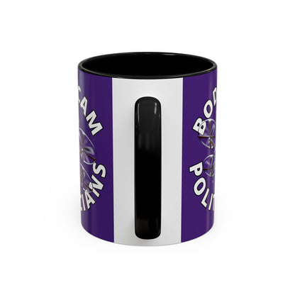 Bodycam the Politicians Drone Dark Purple Accent Mug by theGreenDragonTavern.shop