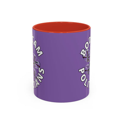 Bodycam the Politicians Drone Light Purple Accent Mug by theGreenDragonTavern.shop