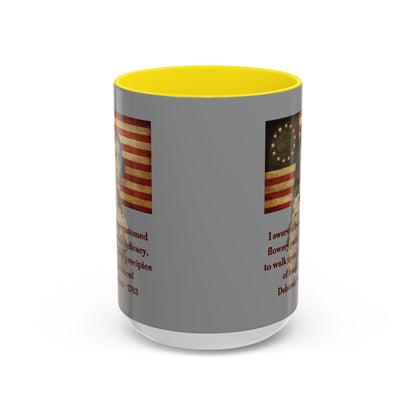 Deborah Sampson, America's Mulan Grey Accent Mug by theGreenDragonTavern.shop