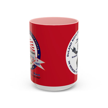 DNASM 2-sided, Founding & Student Art w/WhiteBG Red Accent Mug by theGreenDragonTavern.shop
