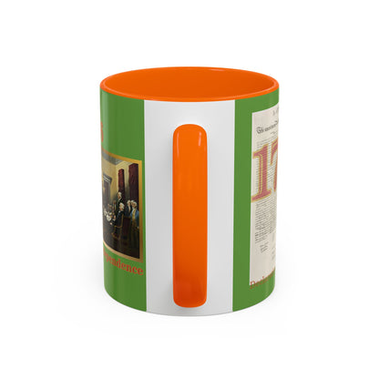 Declaration of Independence Green Accent Mug by theGreenDragonTavern.shop