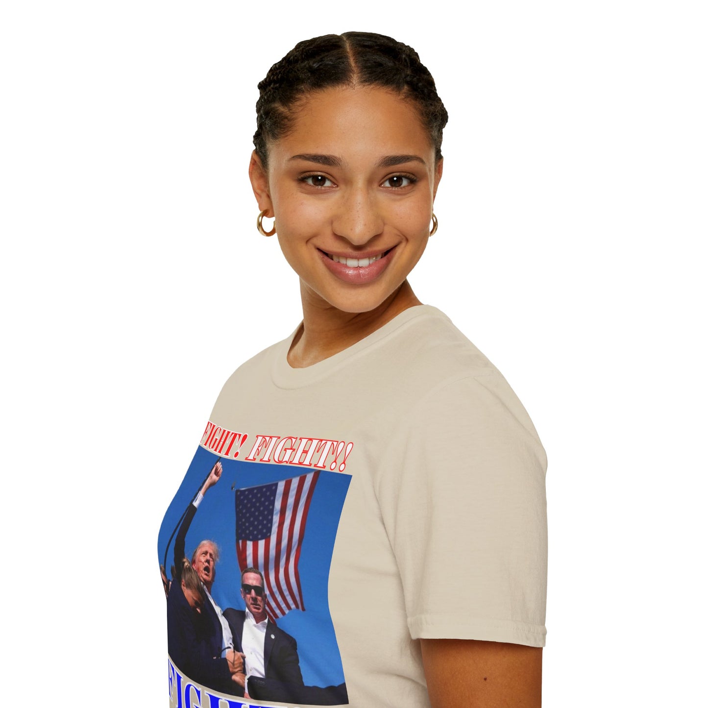 FIGHT! FIGHT!! FIGHT!!! Light colors Unisex T-Shirt by theGreenDragonTavern.shop