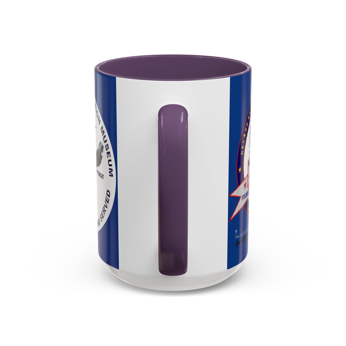 DNASM 2-sided, Founding & Student Art w/WhiteBG Dark Blue Accent Mug by theGreenDragonTavern.shop