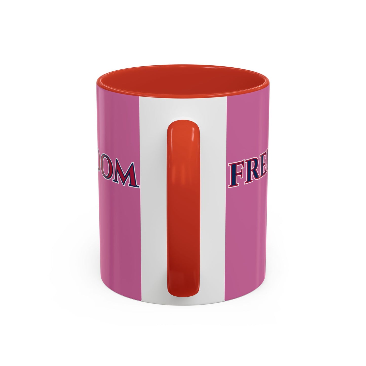 Freedom, Pink Accent Mug by theGreenDragonTavern.shop