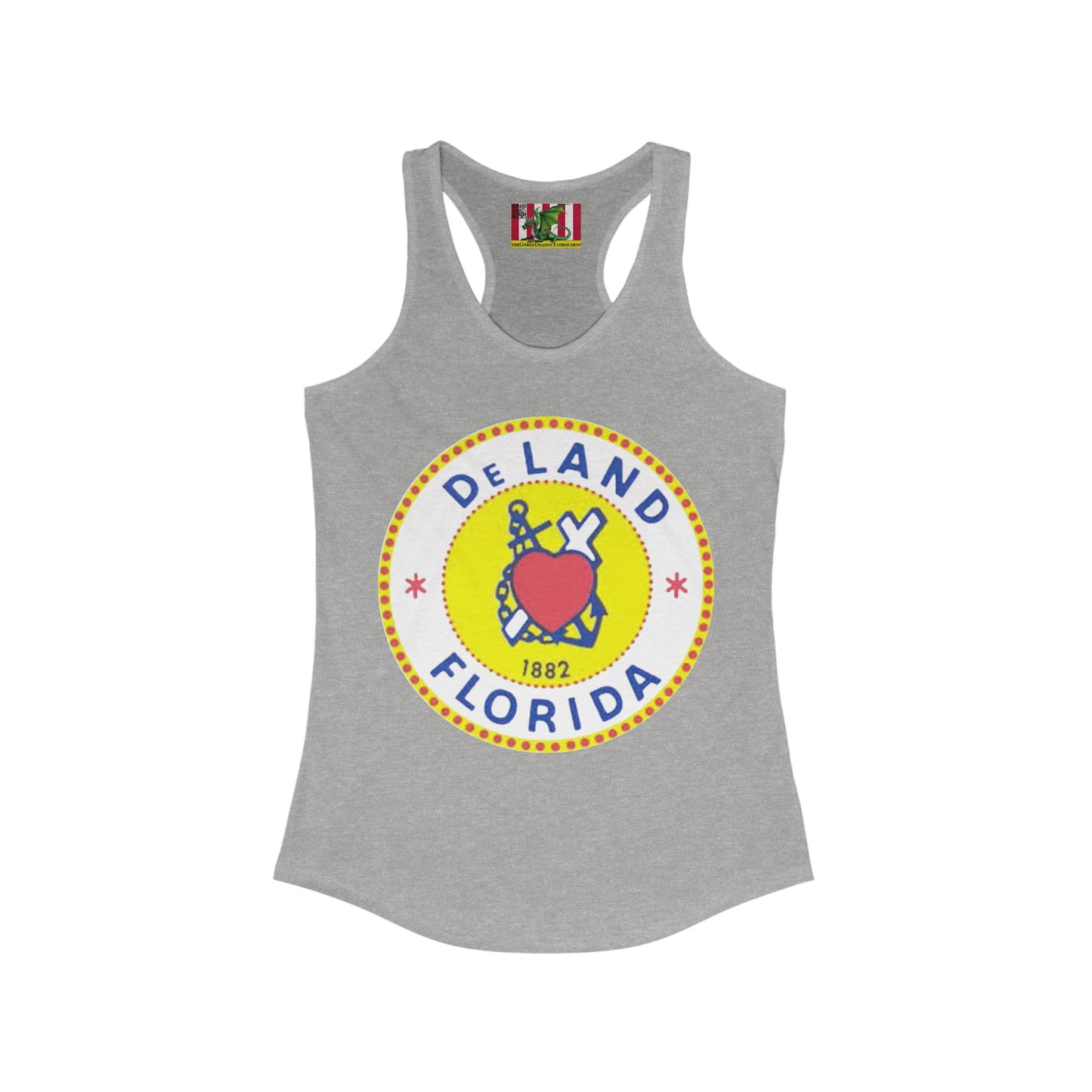 DeLAND FLORIDA Women's Racerback Tank Top by theGreenDragonTavern.shop