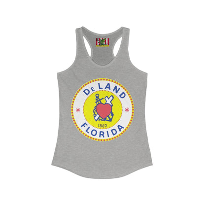 DeLAND FLORIDA Women's Racerback Tank Top by theGreenDragonTavern.shop