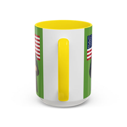 "Traitors and Patriots" Ulysses Grant Green Accent Mug by theGreenDragonTavern.shop