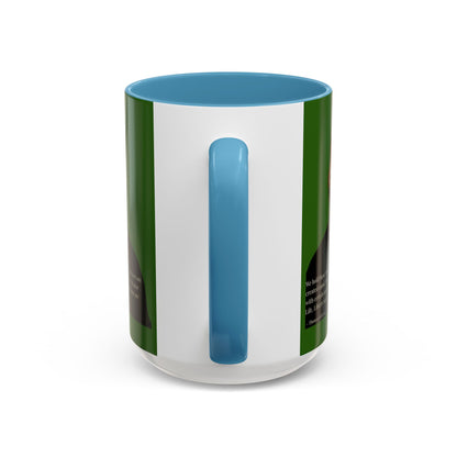 We hold these truths to be self-evident Dark Green Accent Mug by theGreenDragonTavern.shop