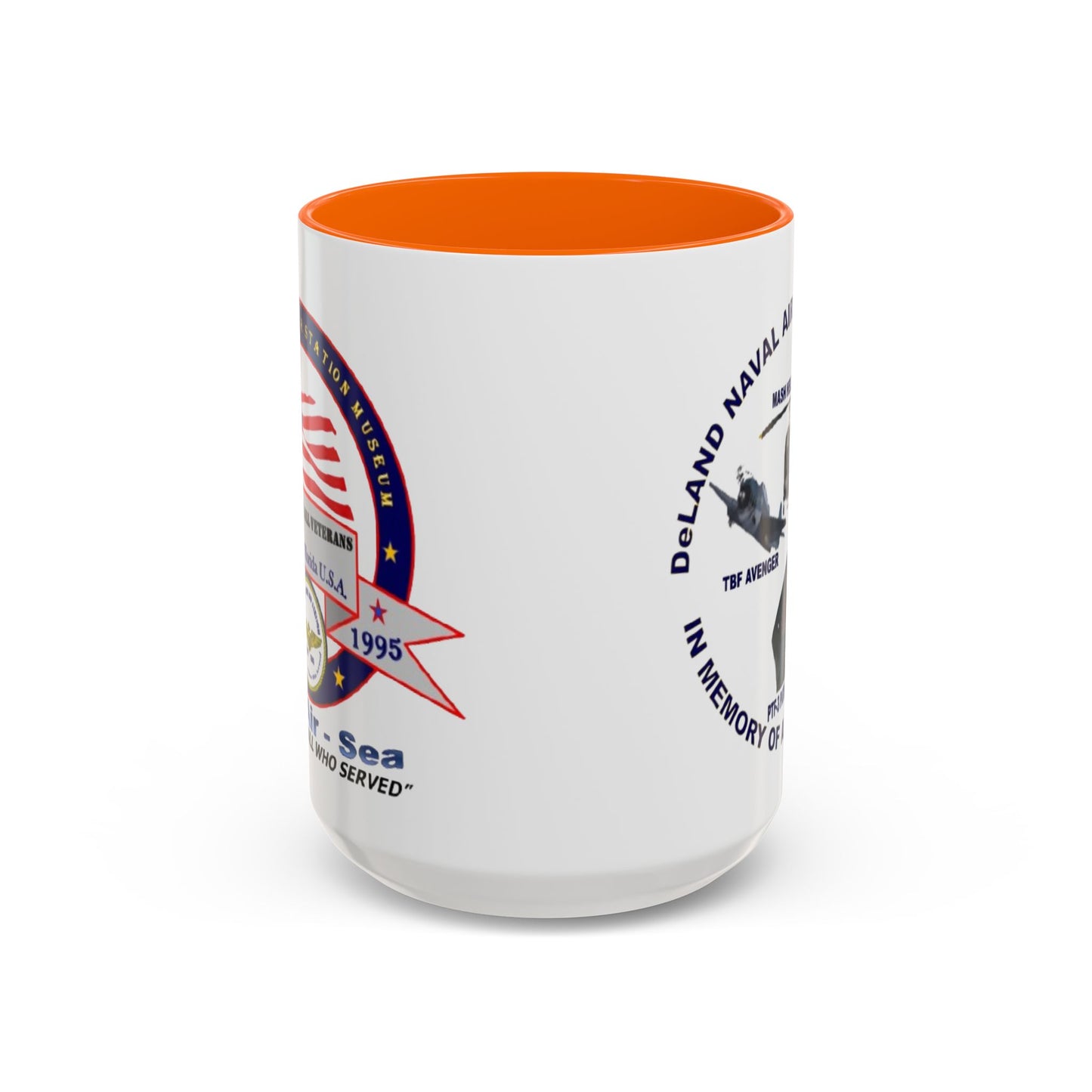 DNASM 2-sided, Founding & Student Art White Accent Mug by theGreenDragonTavern.shop