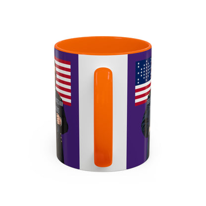 "Traitors and Patriots" Ulysses Grant Dark Purple Accent Mug by theGreenDragonTavern.shop