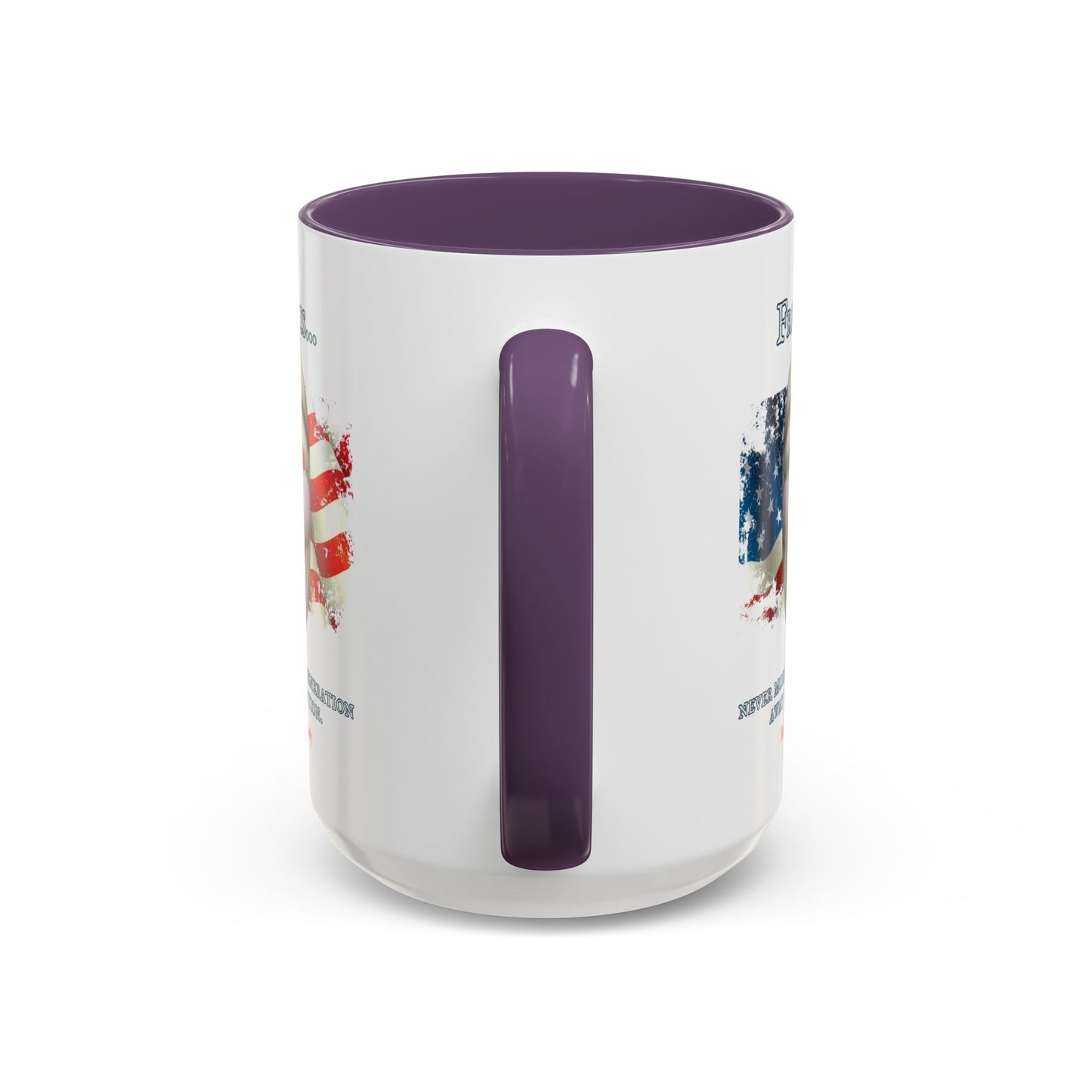 Ronald Reagan Freedom Vendetta White Accent Mug by theGreenDragonTavern.shop