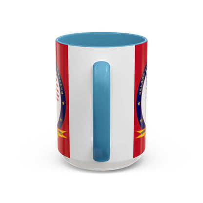DeLand Naval Air Station Museum Red Accent Mug by theGreenDragonTavern.shop